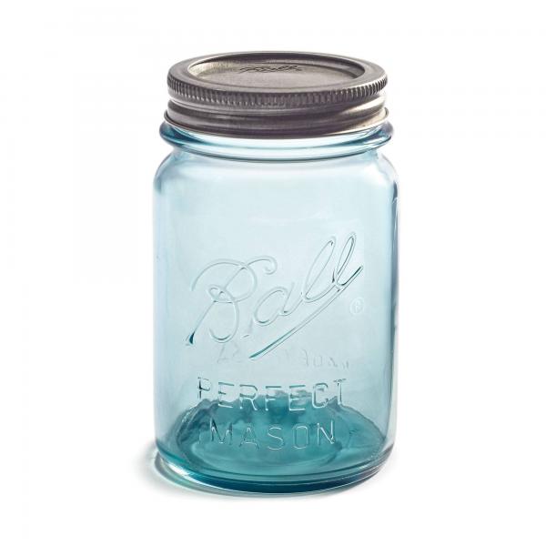 Ball® Aqua Vintage Regular Mouth zavařovací sklenice 475 ml