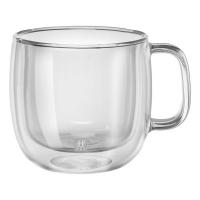 Zwilling Sorrento Plus termoskleniky na cappuccino s uchem 450ml, 2ks